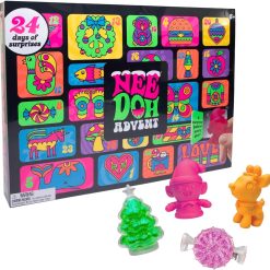 Advent Calendar - 24 Days of Sensory Surprises - Squishy Toys with Fun Shapes and Textures - Ages 3 and Up - Color May Vary; 24  Toys in One Calendar