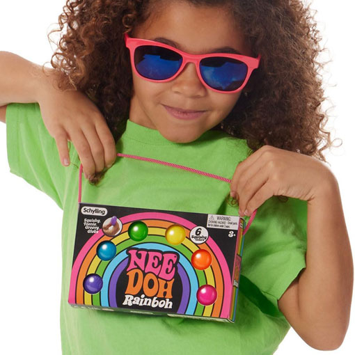 Rainboh Teenie - Sensory Squeeze Toy - Contains 6 Mini Groovy Globs - Image 7