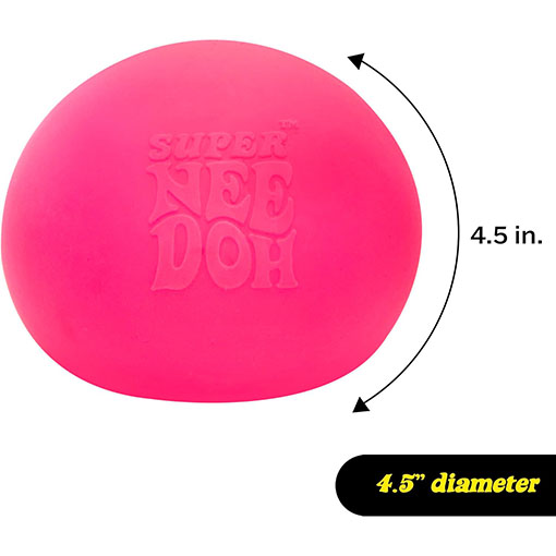 Original Super Stress Ball Fidget Toy - Huge 4.5" in Diameter - Ages 3+ - Image 3