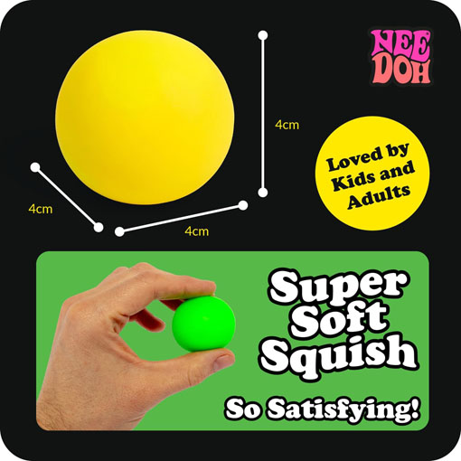 Rainboh Teenie - Sensory Squeeze Toy - Contains 6 Mini Groovy Globs - Image 9