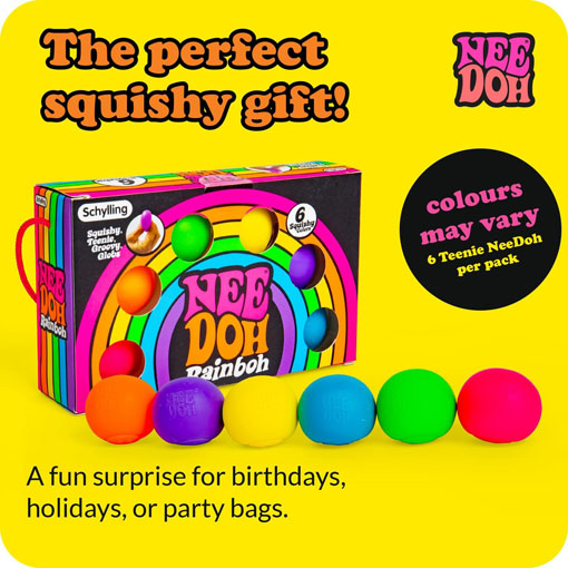 Rainboh Teenie - Sensory Squeeze Toy - Contains 6 Mini Groovy Globs - Image 2