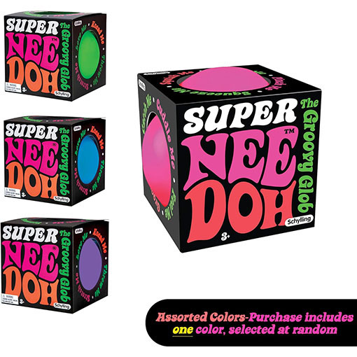 Original Super Stress Ball Fidget Toy - Huge 4.5" in Diameter - Ages 3+ - Image 2