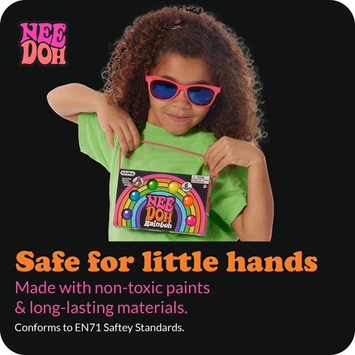 Rainboh Teenie - Sensory Squeeze Toy - Contains 6 Mini Groovy Globs - Image 8