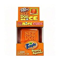 Cube Sensory Toy - Dr Pepper - Orange